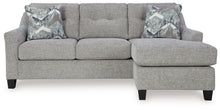 Keenelynn - Sofa Chaise - Nickel