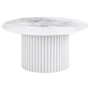 Rowena - Faux Marble Coffee Table Set