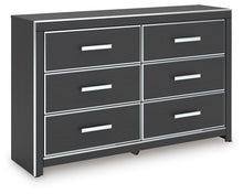 Zuraleus - Black - Six Drawer Dresser