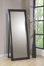 Phoenix - Wood Framed Standing Mirror - Cappuccino