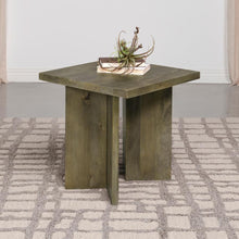 Andando - Square Solid Wood End Table - Mango Brown