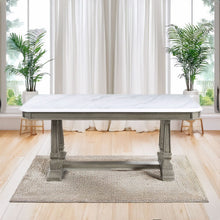 Zumala - Dining Table - Marble Top & Weathered Oak