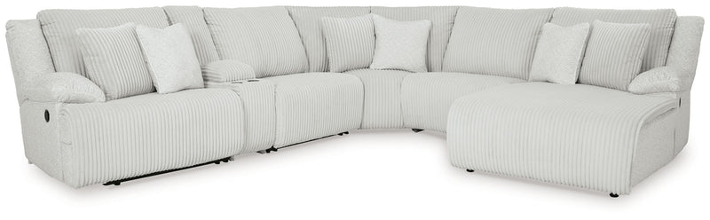 Top Tier - 6 Piece Reclining Sectional complete set
