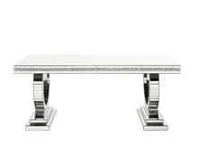 Noralie - Dining Table - Mirrored - Glass - 30"