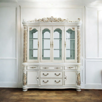 Vendome - Buffet & Hutch - Antique Pearl