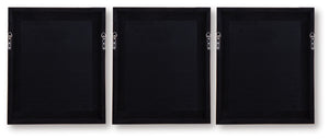 Hendridge - Taupe / White - Wall Art Set (Set of 3)