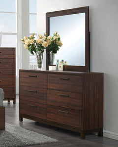 Edmonton - Dresser Mirror - Rustic Tobacco