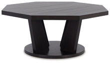 Chasinfield - Dark Brown - Octagon Coffee Table