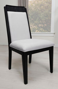 Brookmead - Wood Dining Side Chair (Set of 2) - Ivory And Black