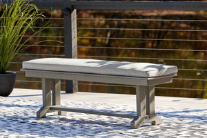 Visola - Gray - Bench With Cushion