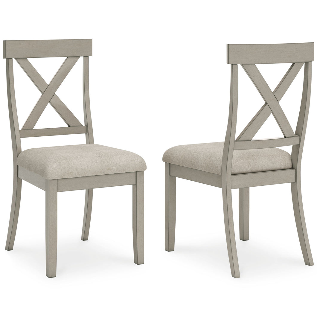 Parellen - Dining UPH Side Chair (Set of 2) - Gray