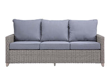 Greeley - 4 Piece Patio Sofa Set - Gray Fabric & Gray