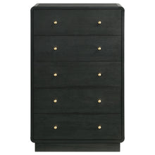 Cavelle - 5-Drawer Chest Of Drawers - Black