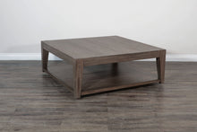 Doe Valley - Mahogany Wood Coffee Table With Casters