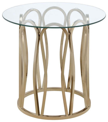 Monett - Round Glass Top Table