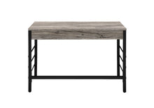 Disho - Desk - Light Weathered Oak & Black Finish