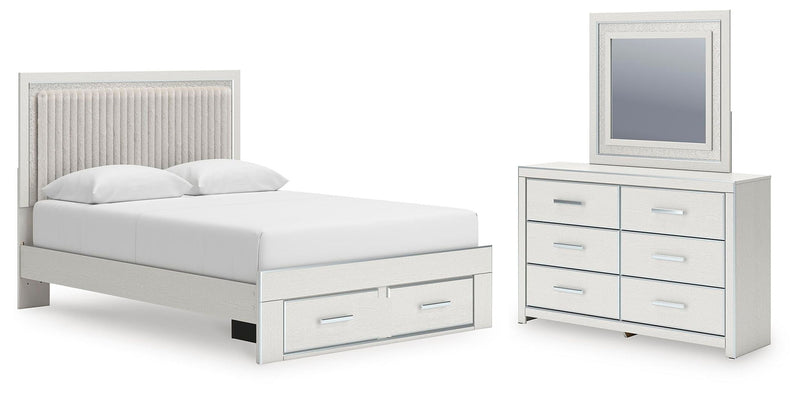 Zuraleus - Upholstered Panel Platform Storage Bedroom Set complete set