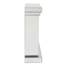 Noralie - 42" Fireplace - Mirrored & Faux Diamonds