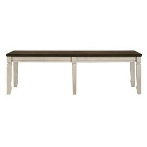 Fedele - Bench - Weathered Oak & Cream