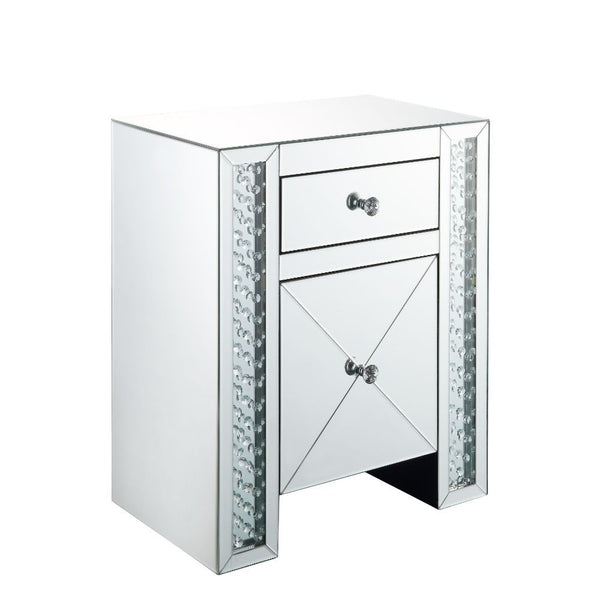 Nysa Accent Table Faux Crystals
