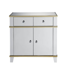 Osma - Accent Table - Mirrored & Gold