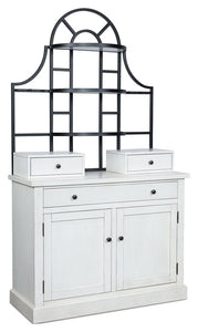 Greddinton - White - Baker's Rack