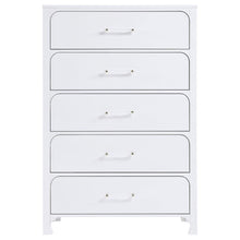 Anastasia - 5-Drawer Bedroom Chest - Pearl White