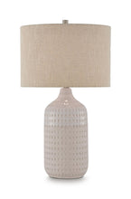 Capwich - Ceramic Table Lamp - Beige / White