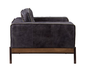 Silchester - Sofa - Antique Ebony Top Grain Leather