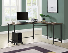 Bambina - Computer Desk - Oak & Black