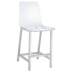 Juelia - Chrome Stools (Set of 2)