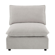 Marisa - Modular Armless Chair - Beige Boucle