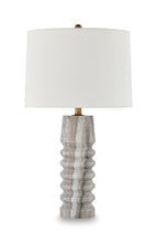 Desmont - Marble Table Lamp - White / Beige / Gray