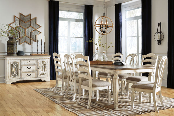 Realyn Rectangular Dining Table Set