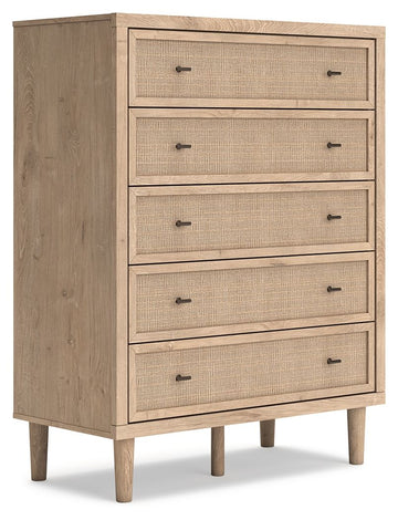 Cielden - Five Drawer Wide Chest - Two-Tone
