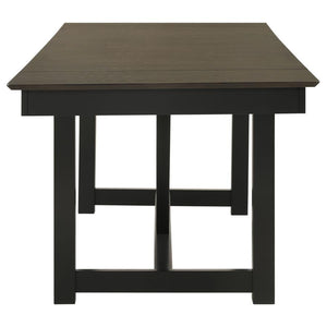 Malia - Refractory Extension Leaf Dining Table Set