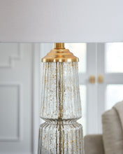 Bakersboro - Clear / Gold Finish - Glass Table Lamp