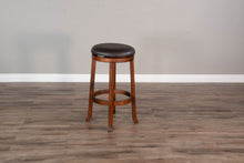 Tuscany - 30" Swivel Stool With Cushion Seat (Set of 2) - Vintage Mocha / Black