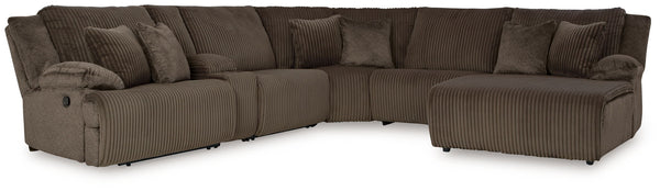 Top Tier 6 Piece Reclining Sectional