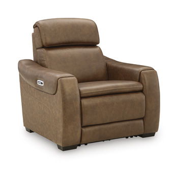 Mod Media Power Recliner With Adjustable Headrest Saddle