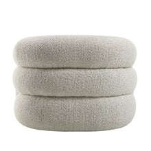 Irma - Chair With Swivel - Gray Boucle