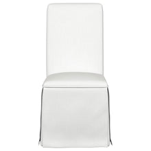 Shawna - Upholstered Skirted Dining Chair (Set of 2) - White