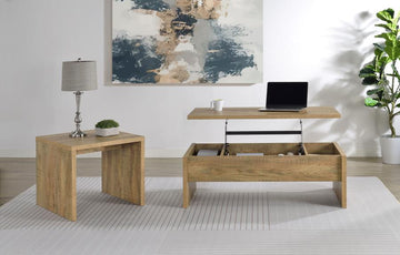 Canoga - Lift Top Cocktail Coffee Table Set - Mango