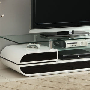 Evos - TV Console - Black / White