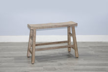 Marina - Bench With Wood Seat