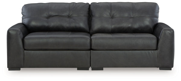 Brindley Pier 2-Piece Sectional Loveseat Fog