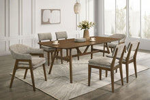 Miller - 78" Dining Table With 6 Chairs (4S/2A) - Walnut