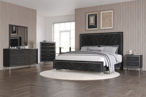 Ava - 5 Drawer Chest - Ebony