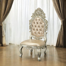 Sorina - Side Chair (Set of 2) - Synthetic Leather & Antique Gold