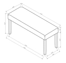 Jules - Bench - Charcoal / Gray